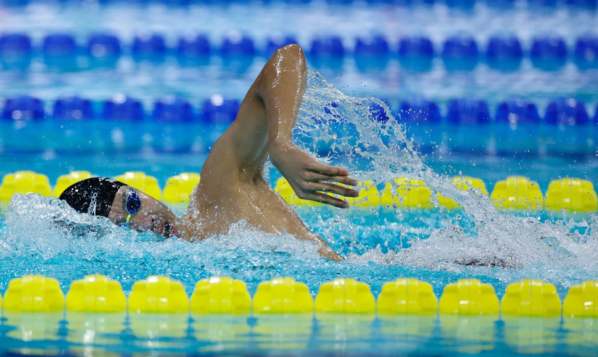 男子400米自由泳：張展碩摘金